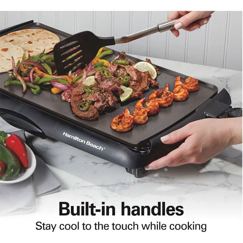Plancha El&eacute;ctrica Grill Hamilton Beach Antiadhe... image number null