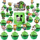 Adorno De Pastel Pojamey 21 Piezas Tem&aacute;tica Pixel Gamer Para Cumplea&ntilde;os
