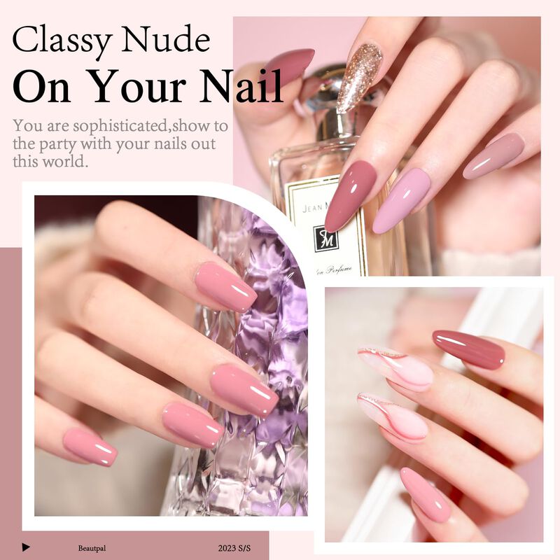 Set De Esmaltes De U&ntilde;as En Gel Larvall Beautpal... image number null