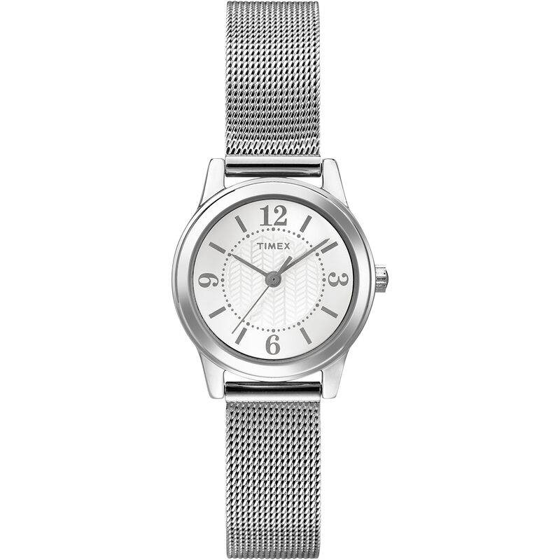Pulsera De Malla Plateada Watch Timex Casey Dre... image number null