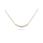 Gargantilla De Oro Amarillo 14k Con Zirconias (40cm + 2cm Aprox)