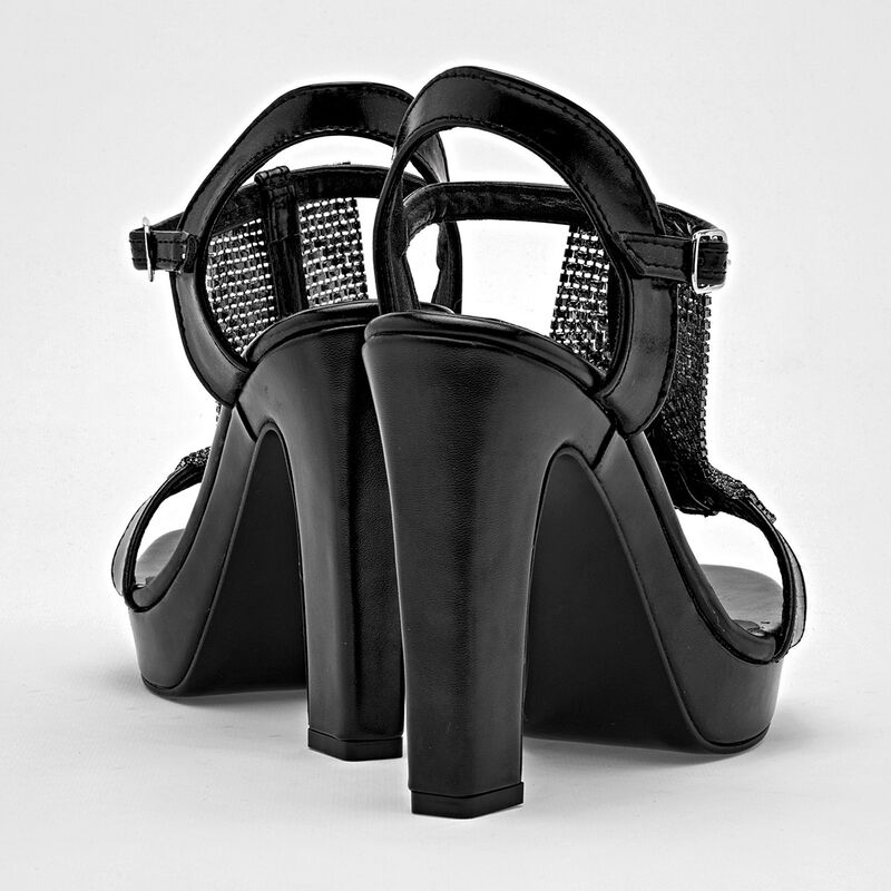 Moramora Zapatillas de fiesta para mujer negro image number null