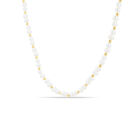 Collar De Perlas En Oro Amarillo 14k &middot; 43 Cm