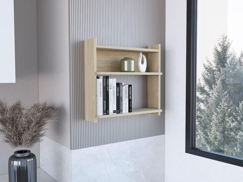 Repisa Flotante Yera Beige Virtual Muebles image number null