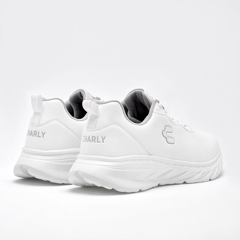 Charly Tenis deportivo para hombre blanco, aguj... image number null