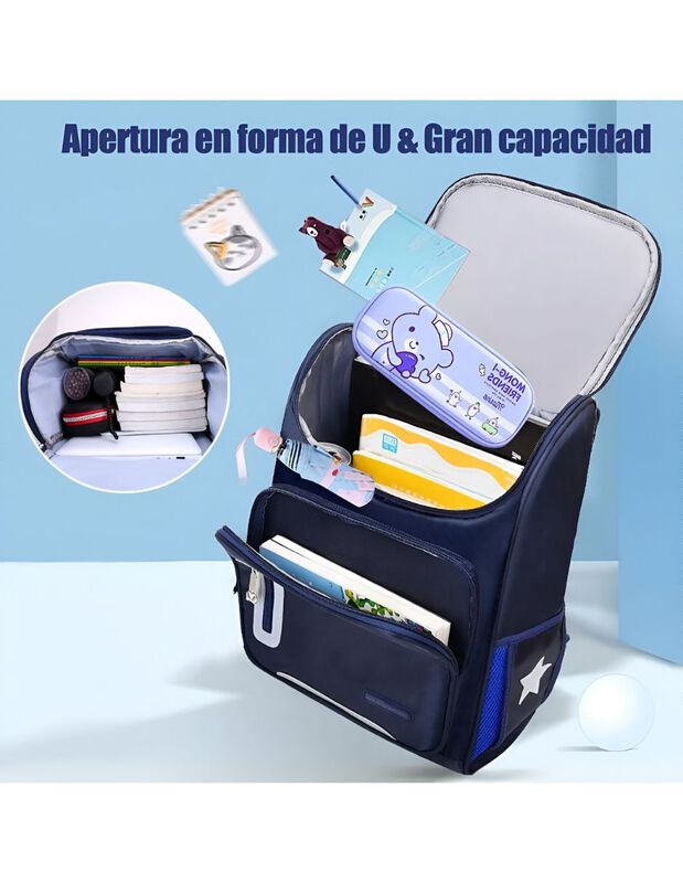 Mochila Escolar Pink Brule image number null