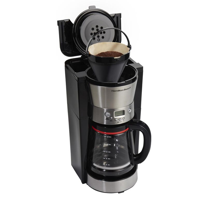 Cafetera Hamilton Beach 12 Tazas Programable Ac... image number null