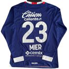 Increible! Jersey Playera Kevin Mier 23 Edicion Especial Manga Larga Azul Portero  Talla  XL