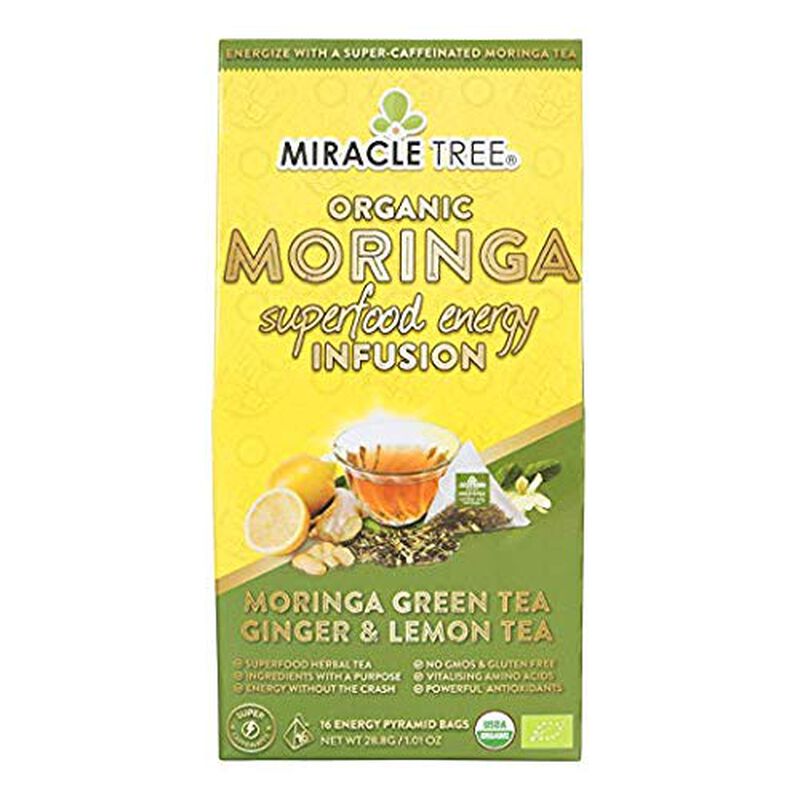 T&eacute; Miracle Tree Moringa Con Jengibre Y Lim&oacute;n 10... image number null