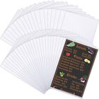 Cubiertas Para Men&uacute; Henoyso 8,5 X 14 Pulgadas Paquete De 45 Pl&aacute;stico Transparente
