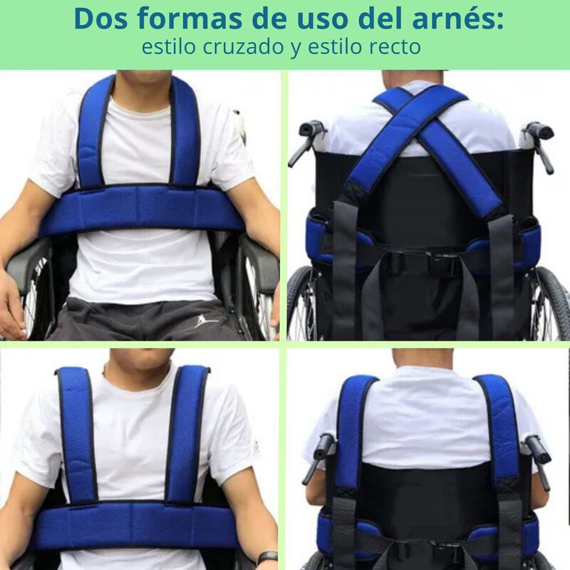 Arn&eacute;s de Seguridad para Silla de Ruedas | Cintu... image number null