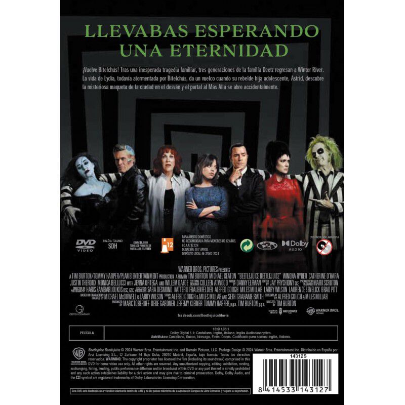 Bitelch&uacute;s Bitelch&uacute;s [DVD] (2024) Beetlejuice Be... image number null