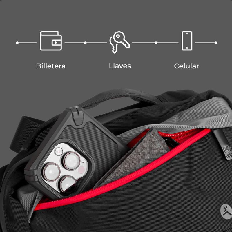 TechZone Smartbag Cangurera Deportiva con Orga... image number null