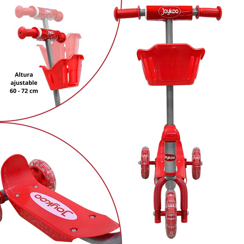 Scooter para Ni&ntilde;os con Canastilla Tres Ruedas d... image number null