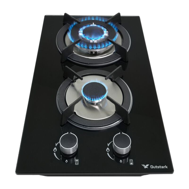 Parrilla 2 Quemadores Premium Cristal Templado ... image number null