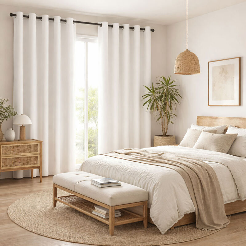 Cortinas Blackout Para Bloquear Luz Y Ruido Bla... image number null