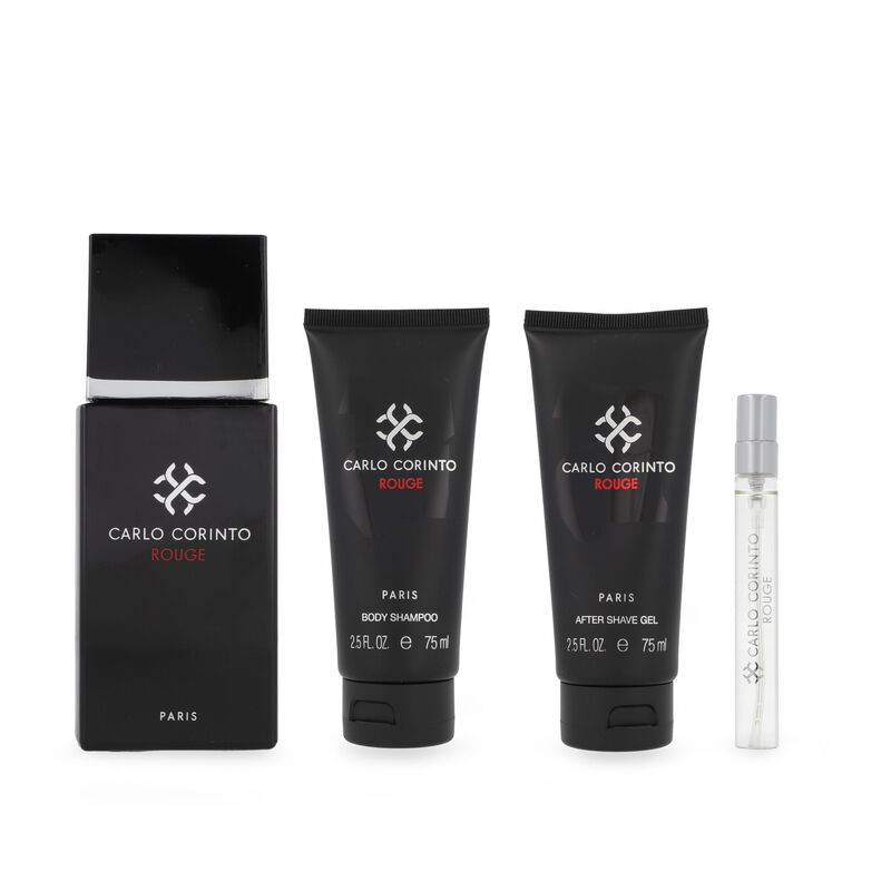 Set Carlo Corinto Rouge 4pzs: fragancia 100ml E... image number null