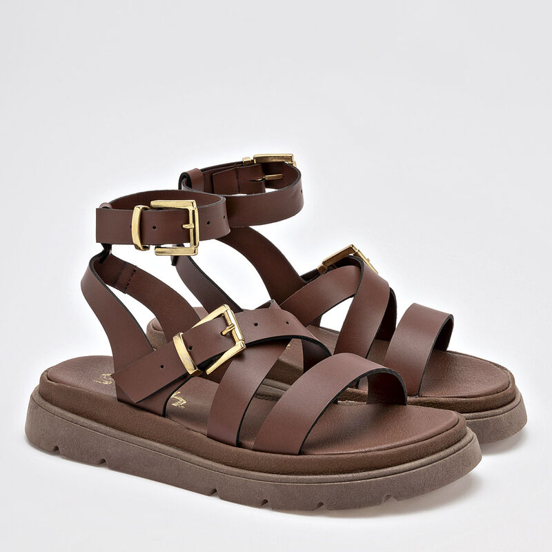 G&ouml;sh Sandalia para mujer caf&eacute; image number null