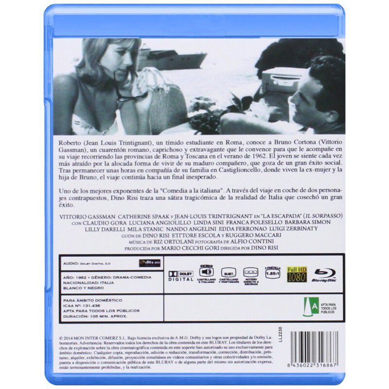 La Escapada (blu-ray) image number null