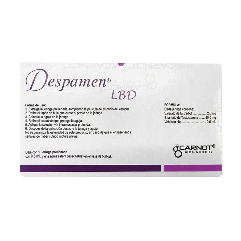 Despamen Lbd 50/2.5 Mg 1 Jeringa image number null
