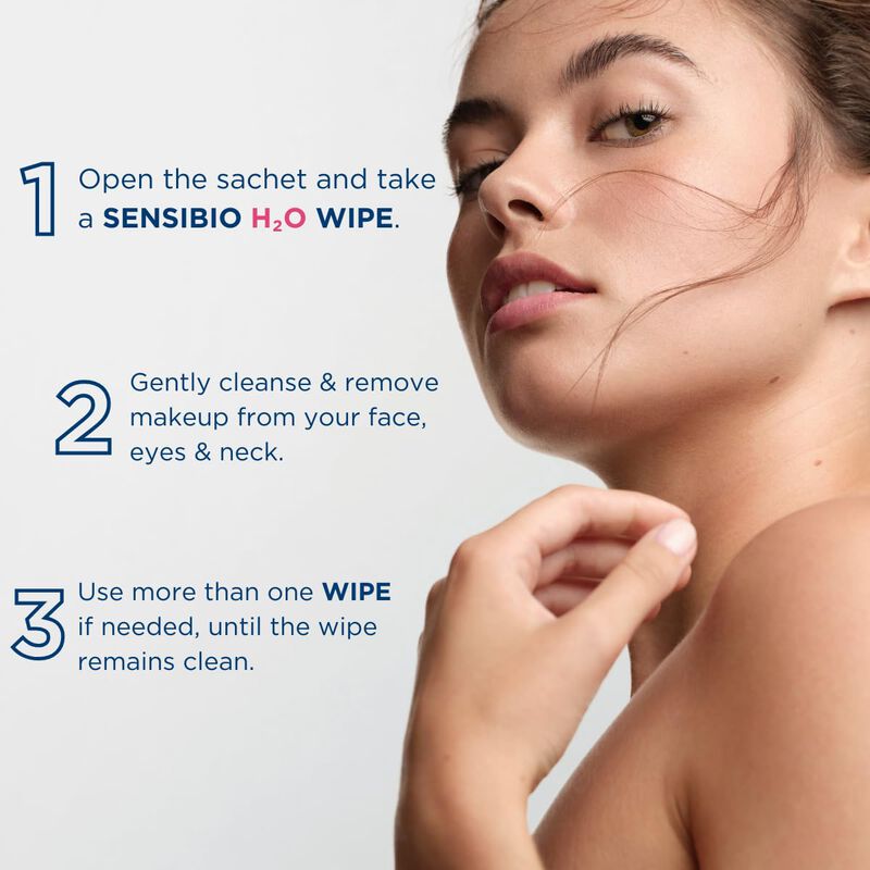 Toallitas Bioderma Sensibio H2o, Limpiadoras Bi... image number null