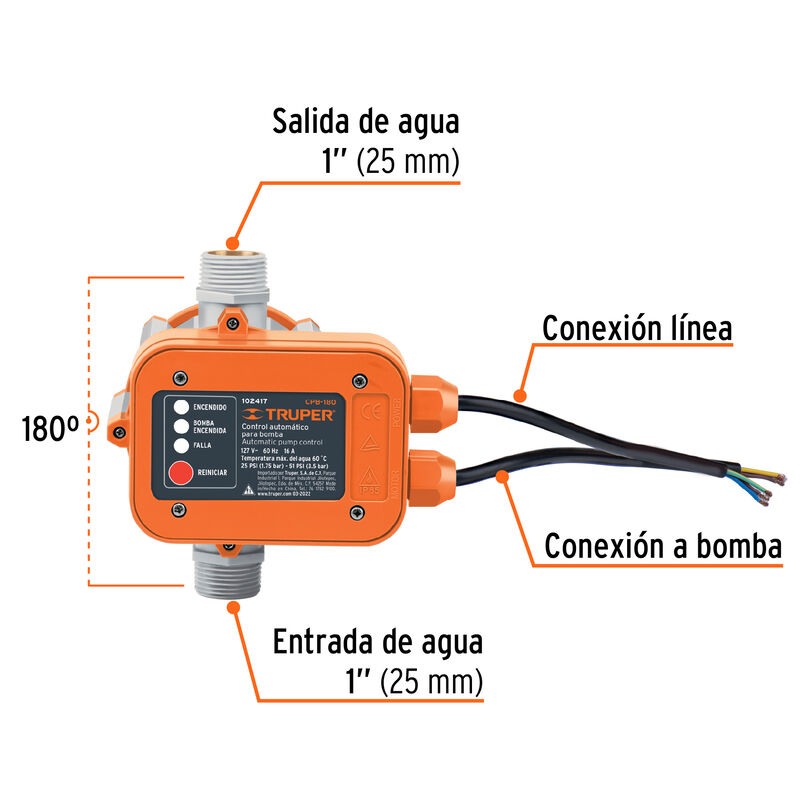 control Automático de Presión de Bombas para Ag... image number null