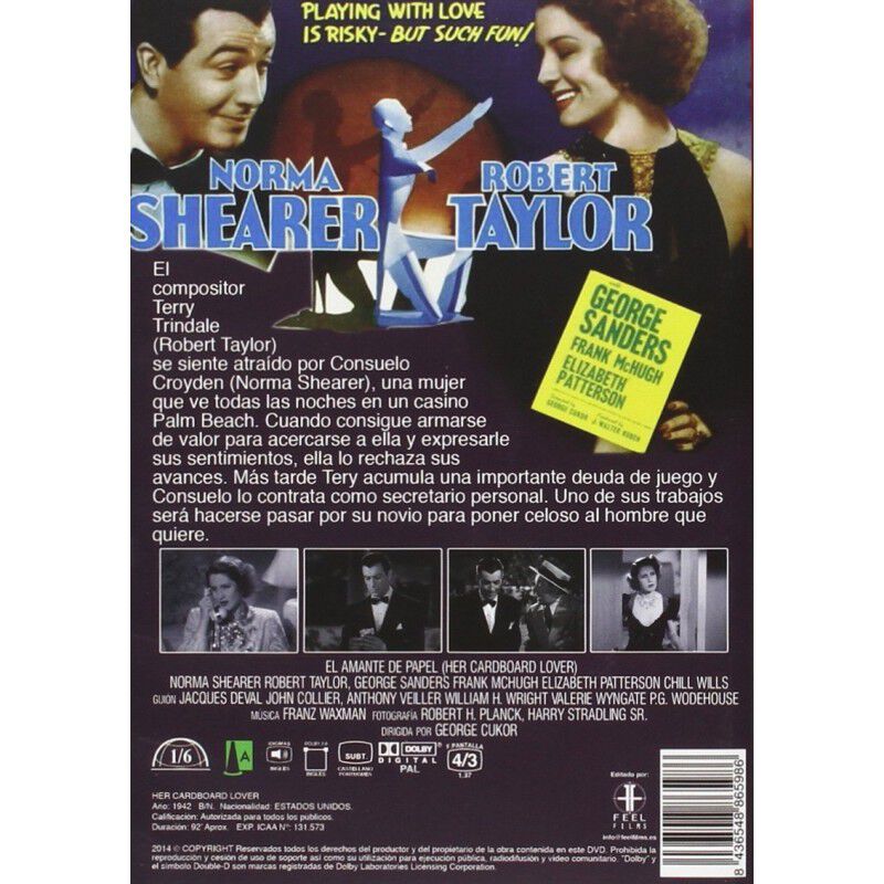 El Amante De Papel (vos) (dvd) image number null