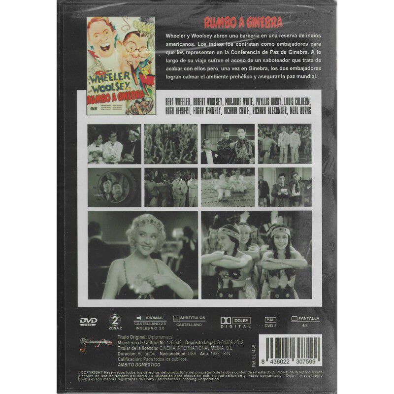 Rumbo A Ginebra (dvd) 1933 Diplomaniacs image number null