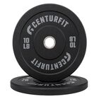 Par Disco Bumper Olimpico Libras Centro Acerocaucho Crossfit Gris Centurfit