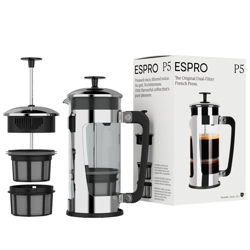 Cafetera De Prensa Francesa Espro P5 530 Ml Neg... image number null