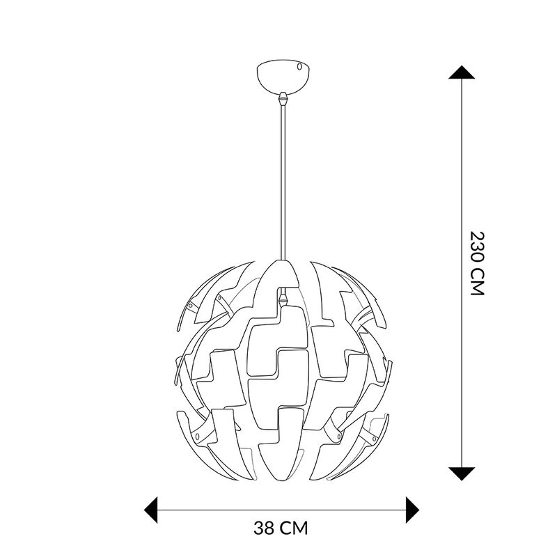 L&aacute;mpara Colgante Artichoque III 010 Mil Luces image number null