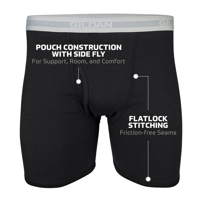Calzoncillos Tipo B&oacute;xer Gildan Para Hombre, Col... image number null