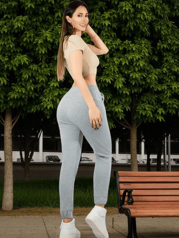 Pack De 2 Pants De Mujer Pantalones Anchos Casu... image number null