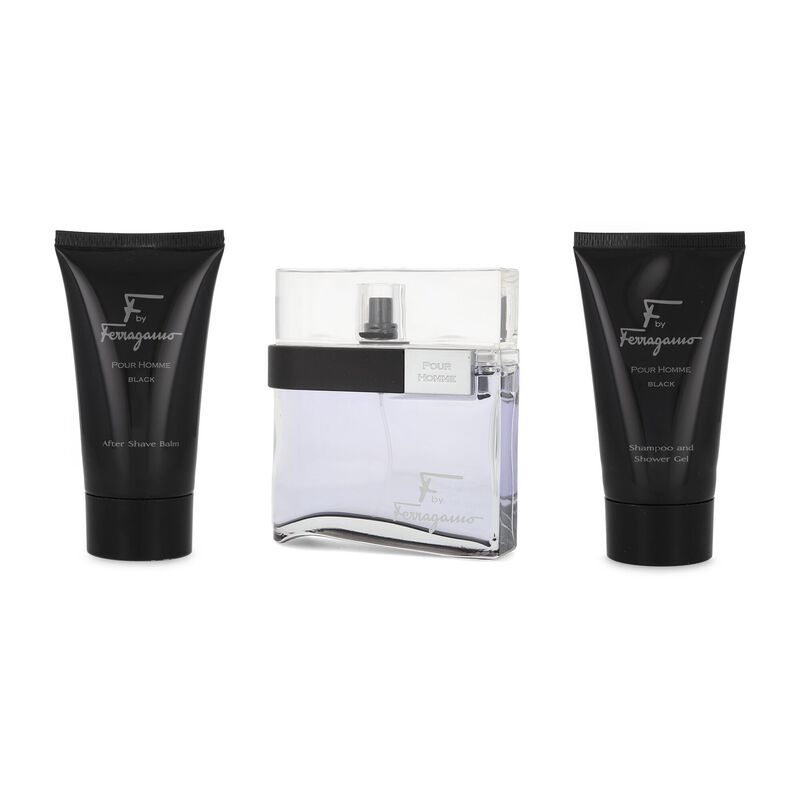 Set Ferragamo Black 3pzs Fragancia 100ml Edt Sp... image number null