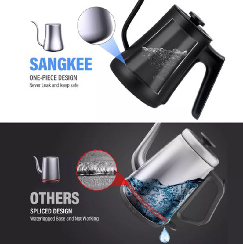 Tetera El&eacute;ctrica Acero Inoxidable Cuello Cisne ... image number null