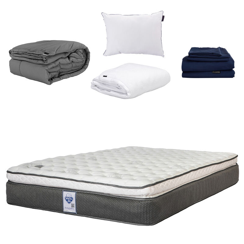 Colch&oacute;n Matrimonial Phantom + Almohada One + Pr... image number null