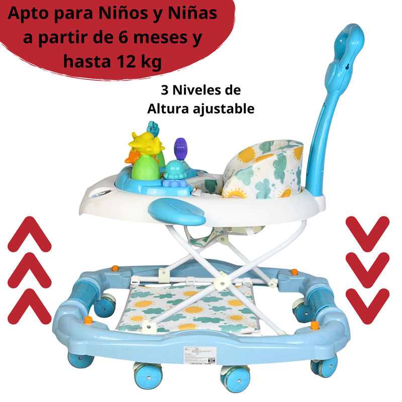 Andadera para Bebé Mecedora con Luces Bastón Di... image number null