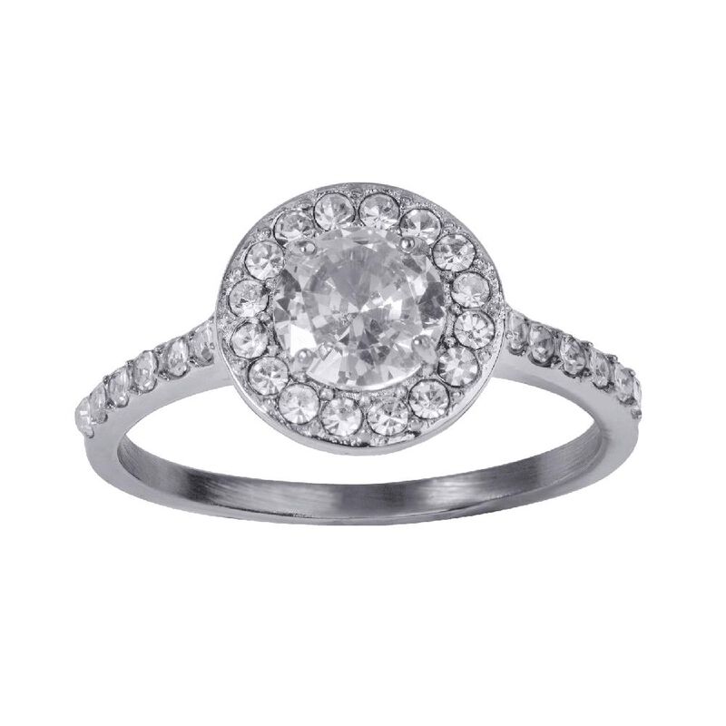 Anillo de Compromiso LuckyLy Nima Baño Oro Rosa... image number null