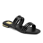 Moramora sandalia piso para mujer negro charol cod 140578-E