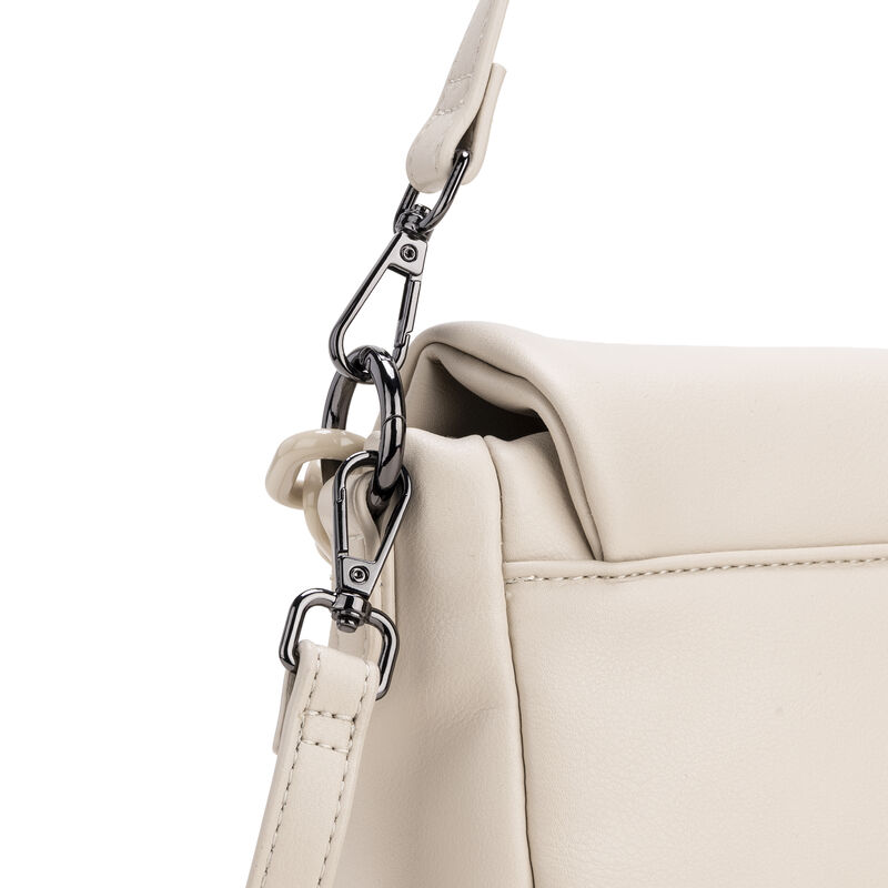 Bolsa Crossbody Chica Con Cadena Acr&iacute;lica Color... image number null