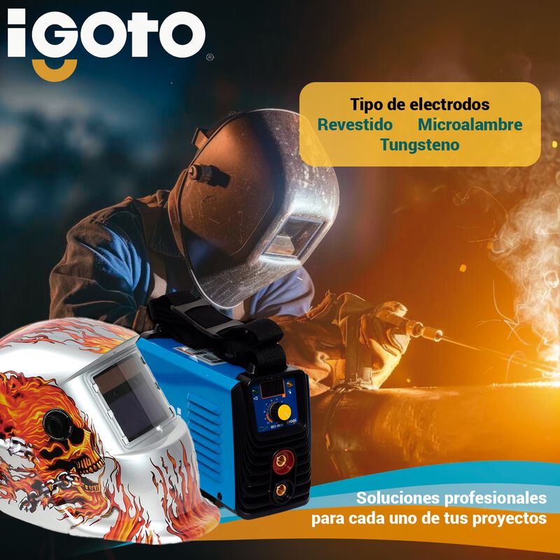 Soldadora/Inversora Microalamb 200A MINI-200 + ... image number null