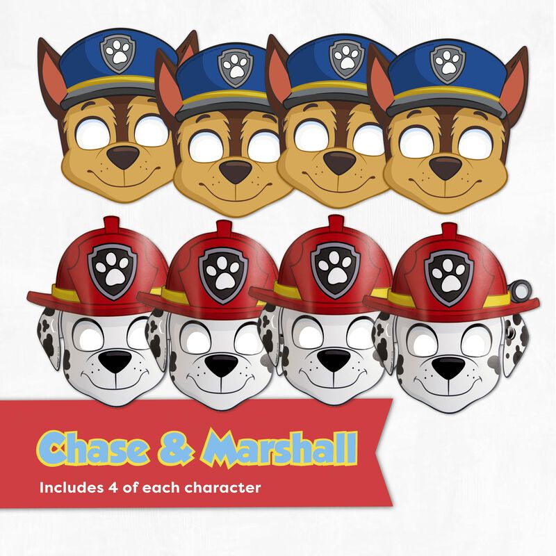 M&aacute;scaras De Fiesta &Uacute;nicas De Paw Patrol Para Cu... image number null