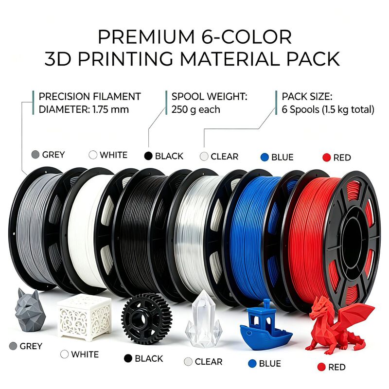 Filamento Tpu Filajoy3d 1,75 mm Pack De 6&times;250 g image number null