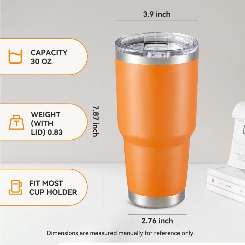Vaso T&eacute;rmico Cool Yoleb 850 ml, Set De 8, Acero... image number null
