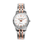 Reloj Nivada Millionaire Dama Bicolor/Bicolor Blanco Ar&aacute;bigo