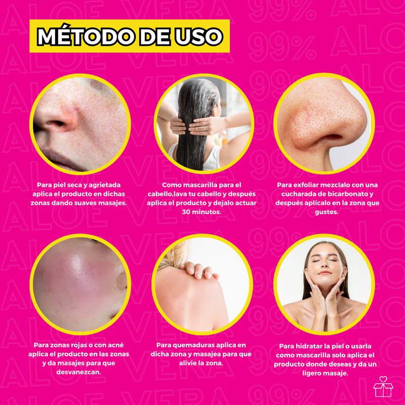 Pack 3 Gel Aloe Vera Anti-manchas Anti-acne Vit... image number null