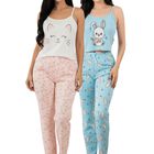 Set De 2 Conjunto Pijama Mujer Blusa Y Pantal&oacute;n Dama PIJ-089-PX2 Variedad De Dise&ntilde;os Piyama Pyjama