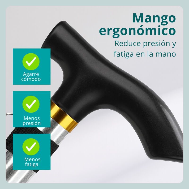 Bast&oacute;n Plegable con Correa para Caminar con Apo... image number null