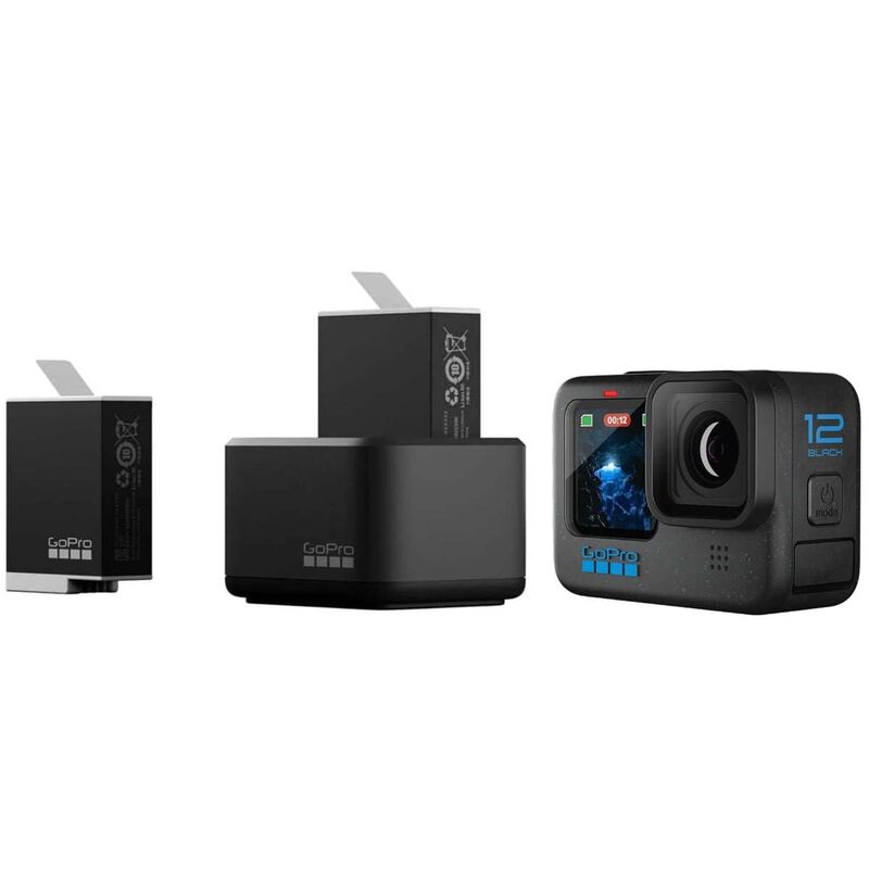 Cargador De Bater&iacute;a Dual Gopro Con 2 Bater&iacute;as E... image number null