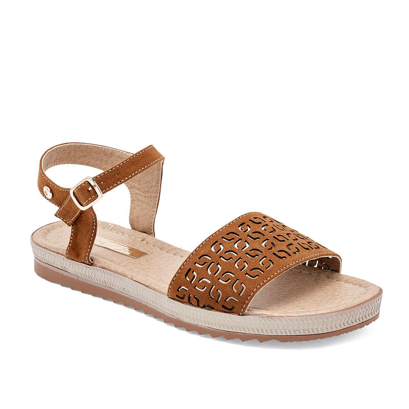 Moramora Sandalia para mujer camel image number null